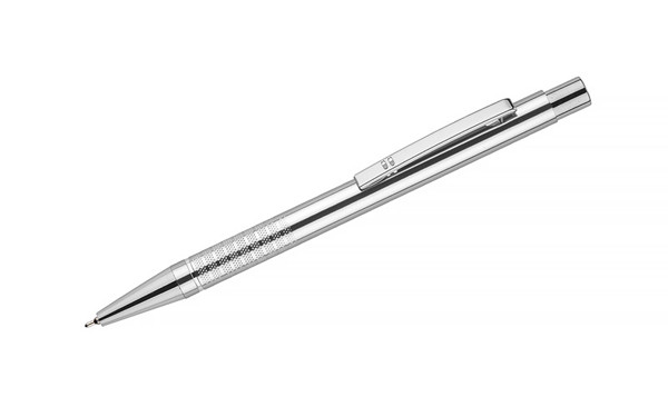 Ball pen BONITO black ink - silver
