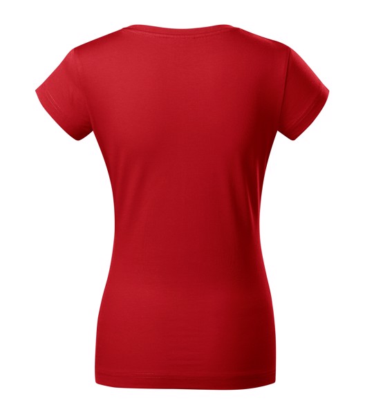 Tričko dámské Malfini Fit V-neck - Červená / XL