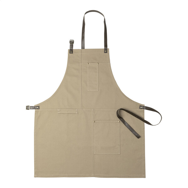 Tablier de cuisine en coton James - Kaki