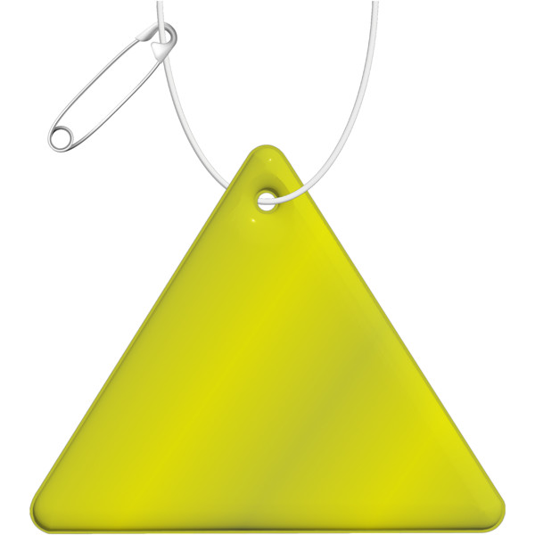 Pendente refletor de TPU triangular RFX™ - Amarelo neón