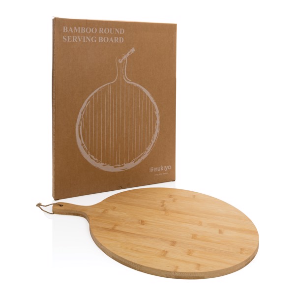 XD - Ukiyo bamboo round serving board