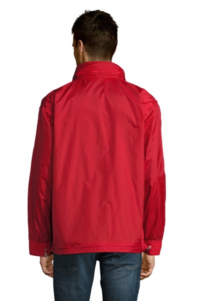 Sol's Mistral - Αδιάβροχο αντιανεμικό με επένδυση Jersey - Black / S