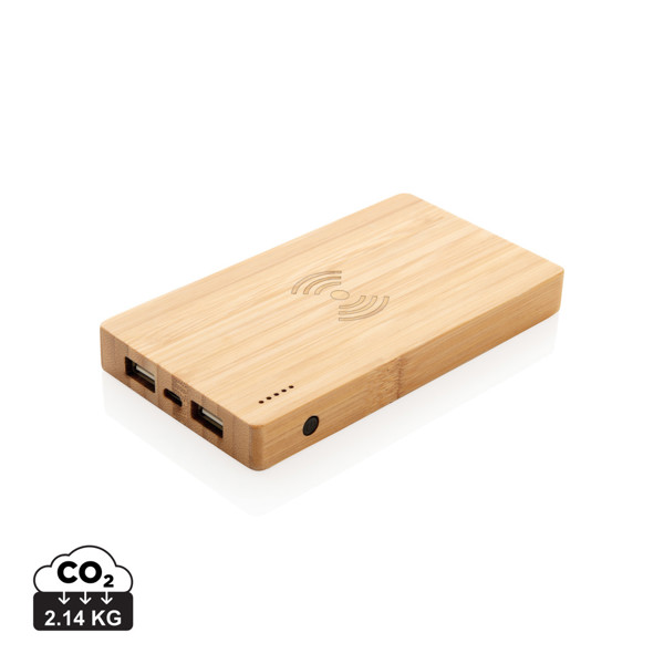 XD - Bamboo 4.000 mAh wireless 5W Powerbank