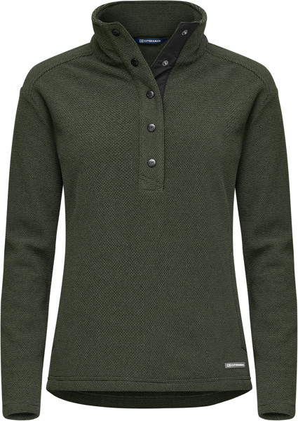 Ladies' Fleece Sweater "Hunts Point" Cutter & Buck | Hunts Fleece Women - Ivy Green / L