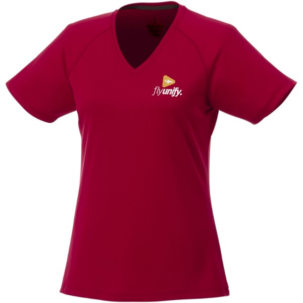 Damski t-shirt Amery z dzianiny Cool Fit odprowadzającej wilgoć - Czerwony / S