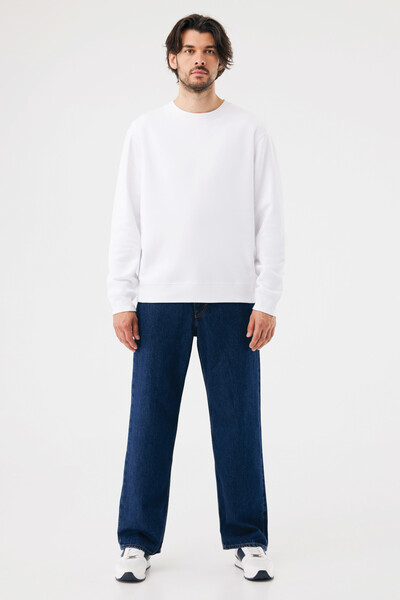 Mikina IQONIQ Torla z recyklované bavlny - Recycled White / XXL