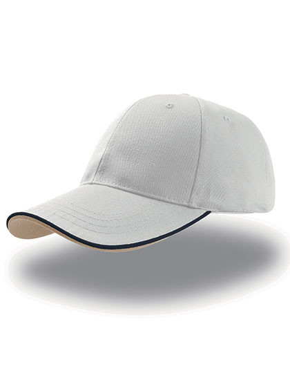 Zoom Piping Sandwich Cap - White / Navy / Khaki / One Size