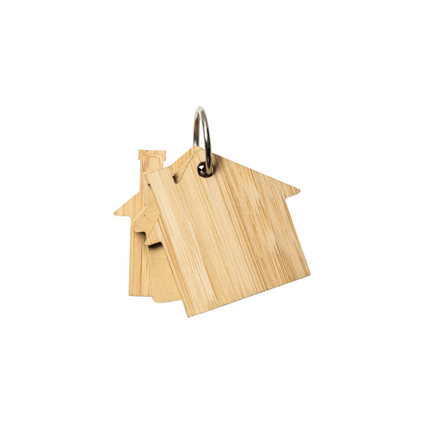 House-Shaped Sticky Notes (80 Pages), Bamboo Cover