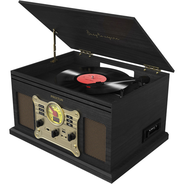 Prixton Century vinyl turntable and music player