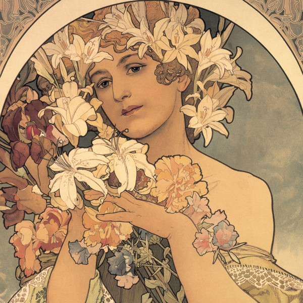 Notique Poznámkový Kalendář Alfons Mucha 2027, 20 x 20 cm
