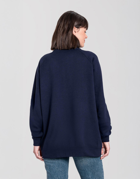 Iconic Premium Zip Neck Sweat - Deep Navy / XL