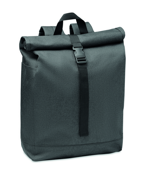Udine backpack RPET 600D,roll top closure