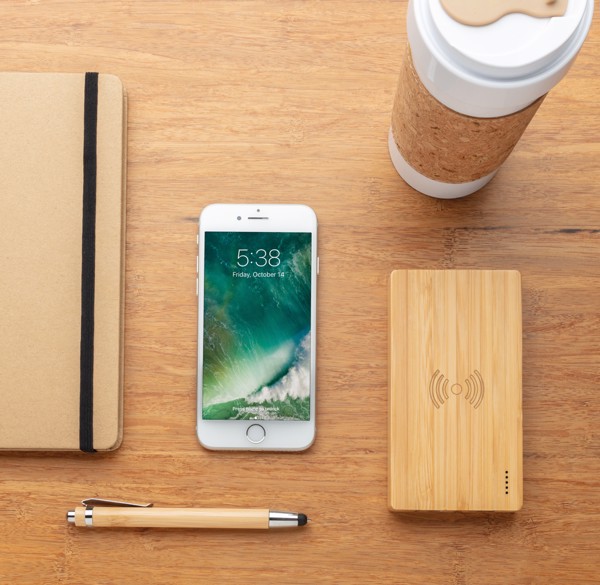 XD - Bamboo 4.000 mAh wireless 5W Powerbank