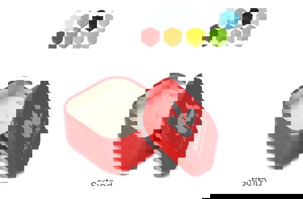 Ananda scented plant based candle in recycled tin - White