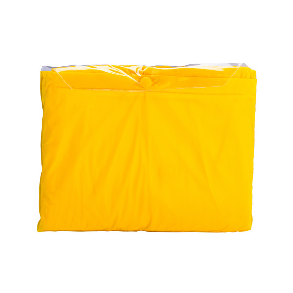 Embossed Pvc (200 G) Raincoat, Supplied In A Pocket-Sized Bag. One Size - Yellow