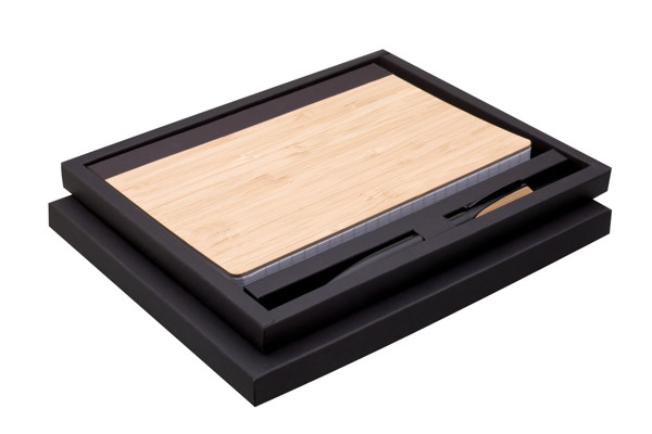 Loreto notebook bamboo cover, A5 size