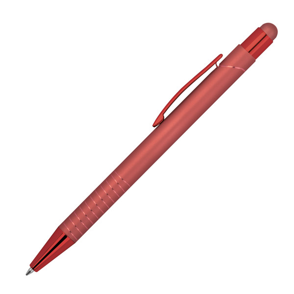 ANGELO Guľôčkové pero s touchpenom - Red