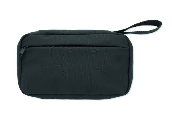 Toiletry bag 600D RPET Vanit - Black
