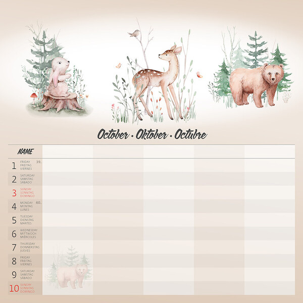 Calendar Family Planner