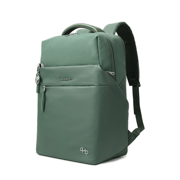 SHIKI | Backpack L 15.6" + RFID - Hedgren - Duck Green