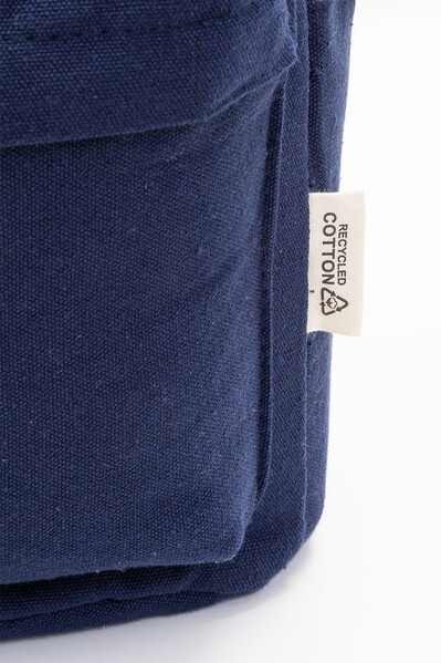 Sac à dos en canvas recyclé Recabak - Bleu