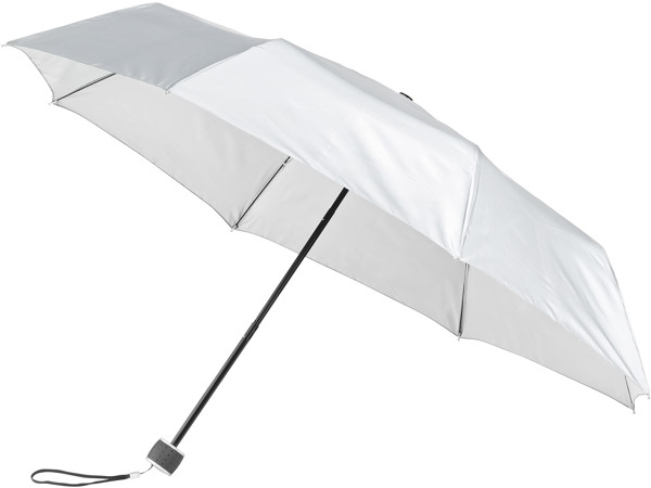 MINIMAX - Parapluie avec tissue reflechissant - Manuel - Impermable au vent -  95 cm - Argent