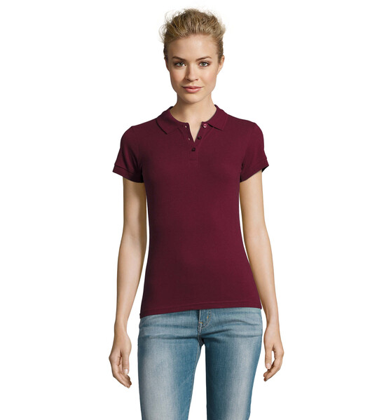 PERFECT POLO SENHORA 180g Perfect Women - BurgundyL