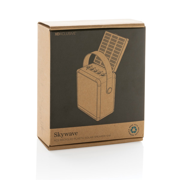 Skywave solarni zvočnik 12W, 2000 mAh baterija