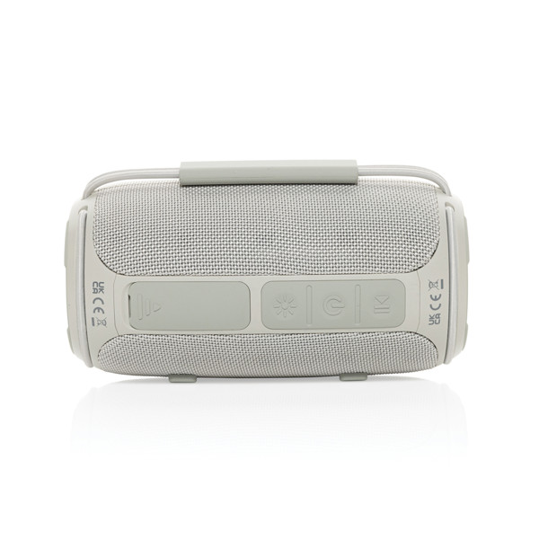 Prisma RCS recycled plastic IPX 4 waterpoof 16W speaker - Grey
