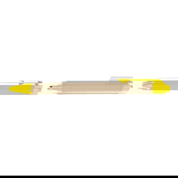 Notebook approx. A5 with ball pen - yellow