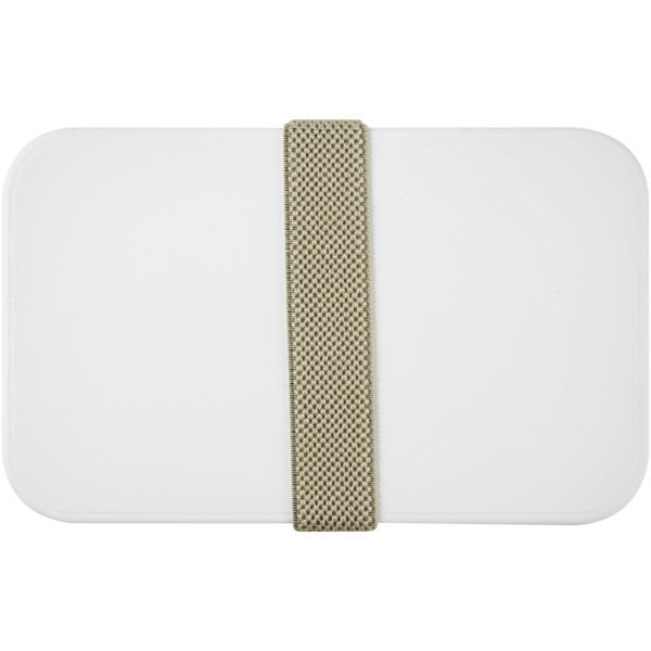 MIYO double layer lunch box - White / White / Pebble Grey