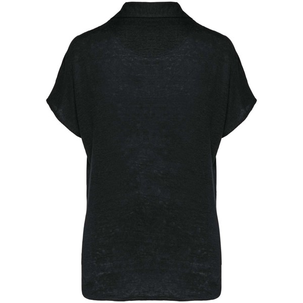 Ladies’ Linen Polo Shirt - XS