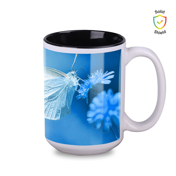 Sublimation mug ceramic, 440g - Black
