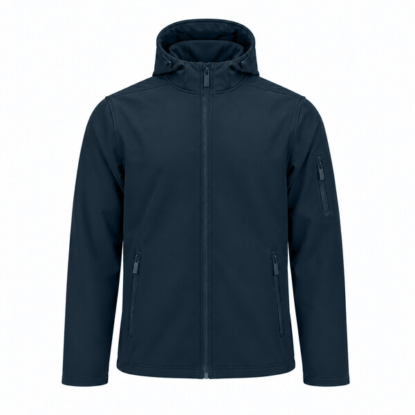 Veste softshell homme à capuche - DEEP NAVY / 3XL