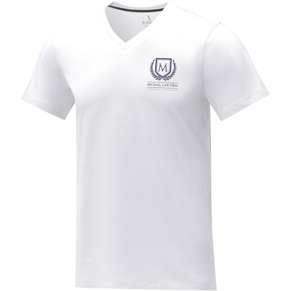 T-shirt Somoto manches courtes col V homme - Blanc / 2XL