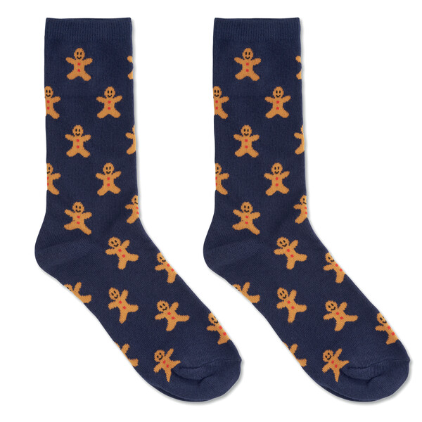 Paire de chaussettes de Noël L Soc Large - Bleu