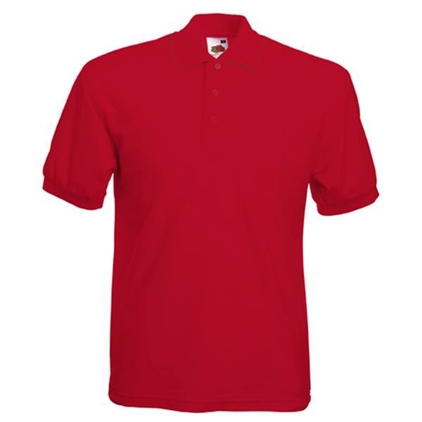 Polo 65/35 180G - 65% Poliéster/ 35% Algodão - Vermelho / XL