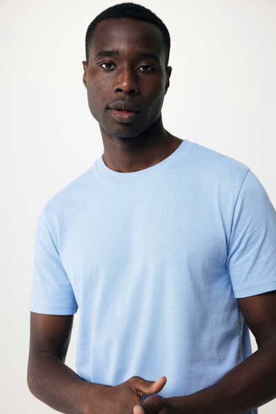 T-shirt en coton recyclé IQONIQ Brett - Sky Blue / S