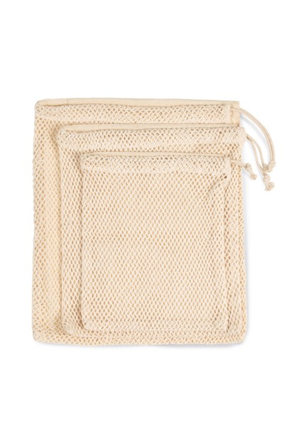 Mesh Bag With Drawstring Carry Handle - M