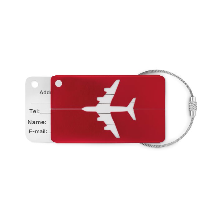 Zawieszka na bagaż Fly Tag - czerwony