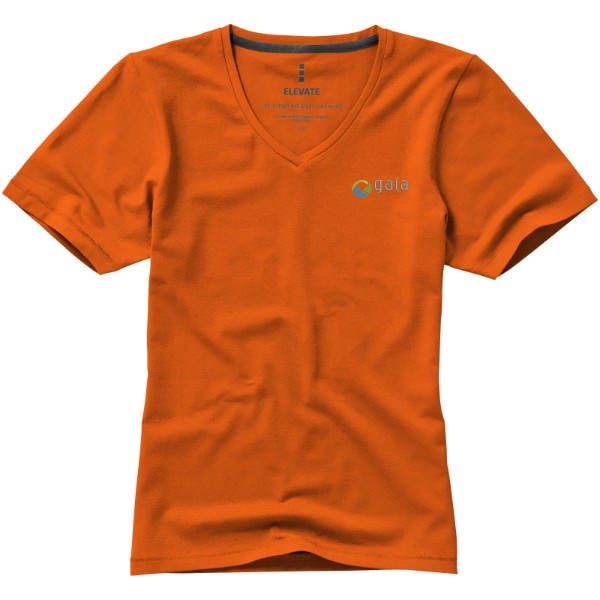 Kawartha short sleeve women's GOTS organic t-shirt - Orange / S