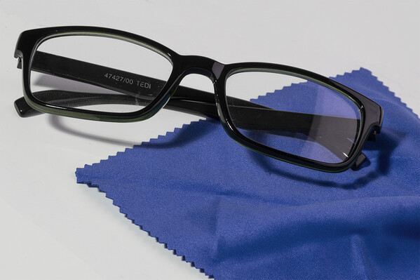 Essuie-lunettes en RPET Cleango - Bleu