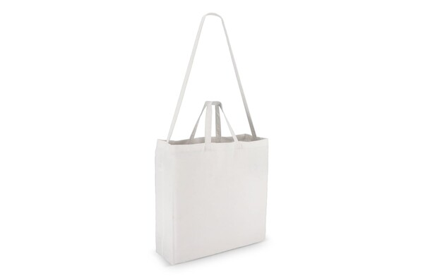 Sac fourre-tout en coton OEKO-TEX® 40 x 13 x 44cm 220g/m² - Blanc