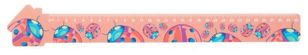 30 Cm Ruler Couler 30, House - White