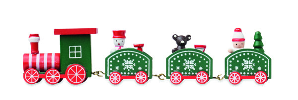 Wooden Christmas train Juna