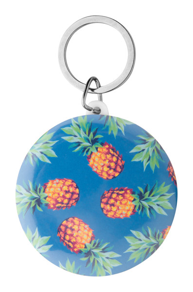Pin Button Keyring KeyBadge Maxi