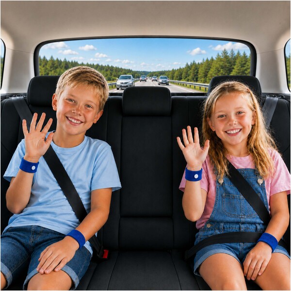 Motion travel band with full colour printed paper envelope
