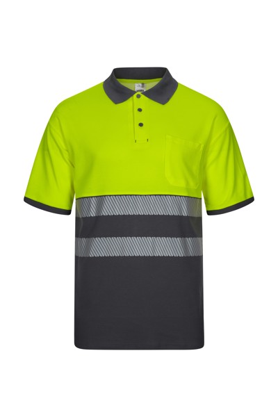 POLO ALGODÃO BICOLOR MC RS