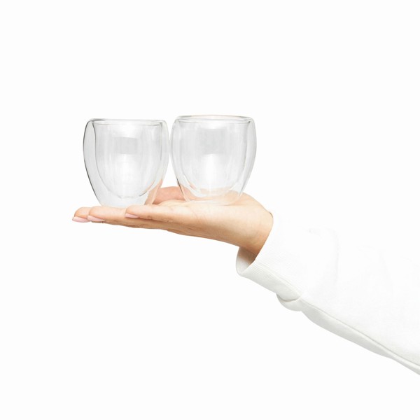 Gläser-Set Drink Line S, Doppelwandig: 2Er Set