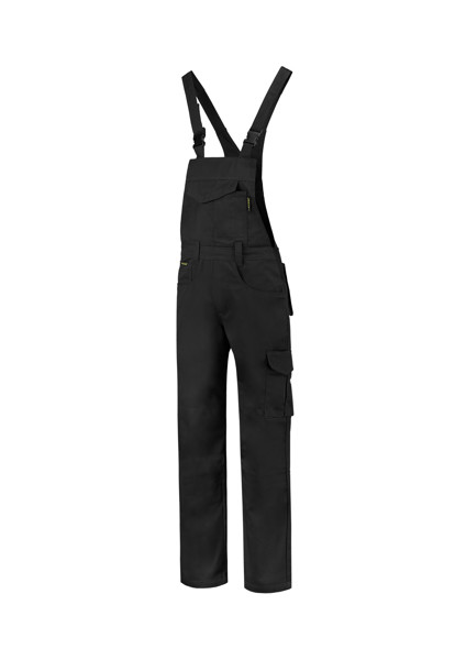 Pracovné nohavice s trakmi unisex Tricorp Dungaree Overall Industrial - Čierna / M